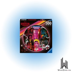 STRANGER THINGS ROUND 500PC PUZZLE